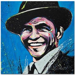 "Frank Sinatra (Blue Eyes)" Limited Edition Giclee on Canvas (36" x 36") by Davi