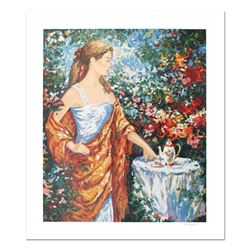 Igor Semeko, "Tea Time" Hand Signed Limited Edition Serigraph with Letter of Aut