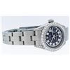 Image 5 : Rolex Ladies Stainless Steel Black Diamond Lugs Oyster Quickset Datejust Wristwa
