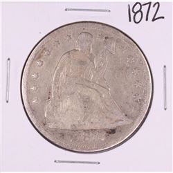 1872 $1 Seated Liberty Silver Dollar Coin