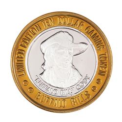 .999 Silver Buffalo Bills Resort & Casino Primm, NV $10 Limited Edition Gaming Token
