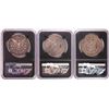 Image 2 : Lot of 1896-O, 1897-S, & 1898 $1 Morgan Silver Dollar Coins NGC Genuine