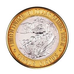 .999 Silver Circus Circus Hotel & Casino $10 Limited Edition Casino Gaming Token