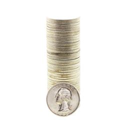 Roll of (40) Brilliant Uncirculated 1953-D Washington Quarter Coins