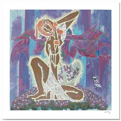 Lu Hong "Wild Flowers" Limited Edition Serigraph