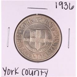 1936 York County, Maine Tercentenary Commemorative Half Dollar Coin
