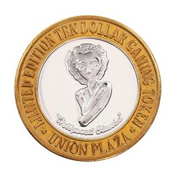 .999 Silver Plaza Hotel & Casino Nevada $10 Gaming Token Limited Edition