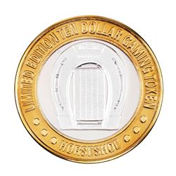 .999 Silver Binion's Horseshoe Las Vegas, NV $10 Casino Limited Edition Gaming Token