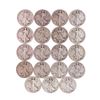 Image 1 : Lot of (19) 1917-P/D/S Walking Liberty Half Dollar Coins