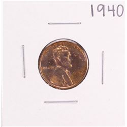 1940 Proof Lincoln Wheat Cent Coin
