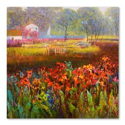 Ming Feng "Bayview Meadow" Original Oil On Canvas