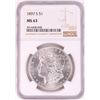 Image 1 : 1897-S $1 Morgan Silver Dollar Coin NGC MS63