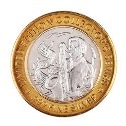 .999 Silver Harrah's Casino Reno Nevada $10 Casino Limited Edition Gaming Token