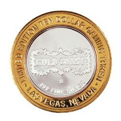 .999 Fine Silver Gold Coast Las Vegas, Nevada $10 Casino Limited Edition Gaming Token