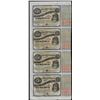 Image 1 : Uncut Sheet of (4) State of Louisiana Baby Bond Obsolete Notes