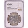 Image 1 : 1927-D $1 Peace Silver Dollar Coin NGC Unc Details