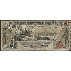 1896 $1 Educational Silver Certificate Note