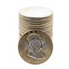 Image 1 : Roll of (20) Brilliant Uncirculated 1960 Franklin Half Dollar Coins
