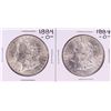 Image 1 : Lot of (2) 1884-O $1 Morgan Silver Dollar Coins