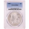 Image 1 : 1892 $1 Morgan Silver Dollar Coin PCGS MS63