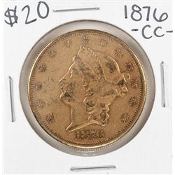 1876-CC $20 Liberty Head Double Eagle Gold Coin