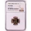 Image 1 : 1960 Large Date Proof Lincoln Memorial Cent Coin NGC PF69RD