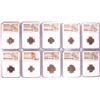 Image 1 : Lot of (10) Ancient Roman Empire Coins NGC Certified
