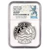 Image 1 : 2018 Netherlands 1 oz. Silver Lion Dollar Coin NGC Gem Proof First Release White Core