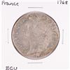 Image 1 : 1768 France Louis XV ECU Silver Coin