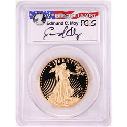 2015-W $50 Proof American Gold Eagle Coin PCGS PR70DCAM Moy Signature FDOI PA