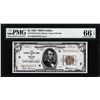 Image 1 : 1929 $5 Federal Reserve Bank Note Dallas Fr.1850-K PMG Gem Uncirculated 66EPQ