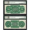 Image 2 : Low Serial Set 1872 $20 & $50 South Carolina Obsolete Notes PMG Superb Gem Unc. 67EPQ