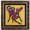 Image 1 : Lu Hong "Earth Horse" Original Mixed Media On Canvas