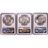 Image 2 : Lot of 1951-1953Mo Mexico 5 Pesos Silver Coins NGC MS64
