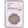 Image 1 : 1918-S Walking Liberty Half Dollar Coin NGC VG8