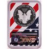 Image 2 : 2018-W $1 Proof American Silver Eagle Coin NGC PF69 Ultra Cameo Congratulations Flag