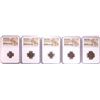 Image 1 : Lot of (5) Ancient Roman Empire Coins NGC Certified