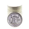 Image 2 : Roll of (20) Brilliant Uncirculated 1963 Franklin Half Dollar Coins
