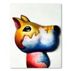 Image 1 : Wang "Bandit (White)" Limited Edition Mixed Media On Mixed Media