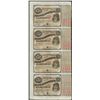 Image 1 : Uncut Sheet of (4) State of Louisiana Baby Bond Obsolete Notes