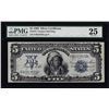 Image 1 : 1899 $5 Indian Chief Silver Certificate Note Fr.274 PMG Very Fine 25