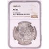 Image 1 : 1889-O $1 Morgan Silver Dollar Coin NGC MS63