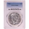 Image 1 : 1926 $1 Peace Silver Dollar Coin PCGS MS64