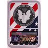 Image 2 : 2018-W $1 Proof American Silver Eagle Coin NGC PF69 Ultra Cameo Congratulations Flag