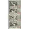 Image 1 : Uncut Sheet of (4) State of Louisiana Baby Bond Obsolete Notes