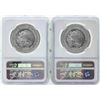 Image 2 : Set of (2) 1992MO Mexico 1 Onza Silver Libertad Coins NGC MS67