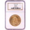 Image 1 : 1924 $20 St. Gaudens Double Eagle Gold Coin NGC MS63