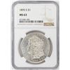 Image 1 : 1895-S $1 Morgan Silver Dollar Coin NGC MS63