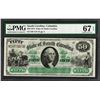 Image 1 : 1872 $50 State of South Carolina Revenue Bond Obsolete Note PMG Superb Gem Unc. 67EPQ
