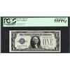 Image 1 : 1928A $1 Funnyback Silver Certificate Note Fr.1601 PCGS Choice About New 55PPQ